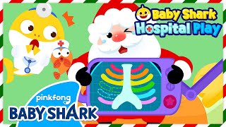 🎅NEW OUCH Santa’s Ribs Are Broken  Baby Shark Doctor  Hospital Play  Baby Shark Official [upl. by Accebber]