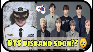 BTS disband soon🥺 when will BTS disband BTS going to join military service together [upl. by Brightman]