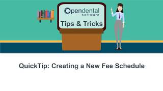 QuickTip Creating a New Fee Schedule [upl. by Ruthven]