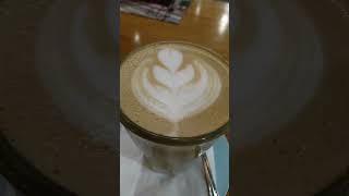 ALMOND MILK COFFEE LATI shorts video coffee lover [upl. by Ayotal]