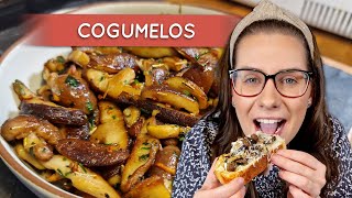 Como fazer cogumelo simples e delicioso  Brusqueta de cogumelos [upl. by Jairia]