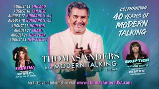 Thomas Anders USA 2024 Tour  Ft Sabrina Salerno amp Precious Wilson [upl. by Nuawtna]