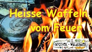 Nature Flow  Heisse Waffeln auf dem Feuer selber machen [upl. by Valleau]