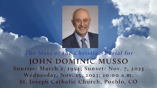 St Joseph Church Funeral Livestream Wednesday Nov 15 2023 [upl. by Chin]