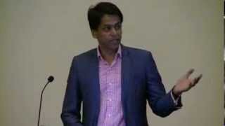 Impelsys CEO Sameer Shariff speaks at AB IT Conclave 2014 [upl. by Adalard]