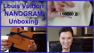 Louis Vuitton Nanogram Unboxing [upl. by Nahtad]