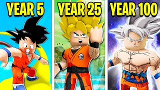 100 YEARS As GOKU Roblox [upl. by Pentheas]