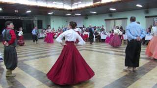 Xote Laranjeira  com coreografia Fandango de Galpão  baile 27082016 [upl. by Mei]