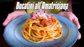 How to Make BUCATINI ALLAMATRICIANA  Pasta AllAmatriciana Recipe [upl. by Eelyac]