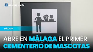 Abre en Málaga el primer cementerio de mascotas [upl. by Dolli]