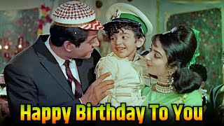 Happy Birthday To You Duniyaa Kahati Song  4k Mohammed Rafi  Asha BhosleManna Dey  Johnny Walker [upl. by Noirda]