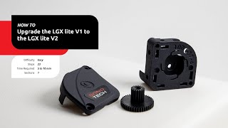 Guide showing how to upgrade a Bondtech LGX Lite eXtruder to become a LGX Lite V2 [upl. by Sverre]