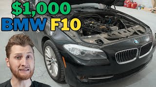 I Bought A DEAD BMW F10 For CHEAP  1000 BMW F10 Rebuild Part 1 [upl. by Lenox]