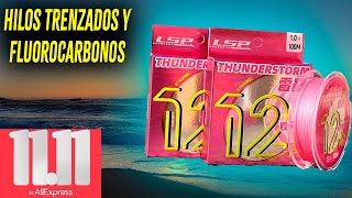 🔴Capítulo 3🔴HILOS TRENZADOS y FLUOROCARBONOS DE PESCA A SPINNING DE ALIEXPRESS 👉Semana 11 del 11👈 [upl. by Tremain542]