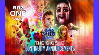 Doctor Who The Giggle Continuity Announcement 2023  BBC 1 [upl. by Tyrone996]