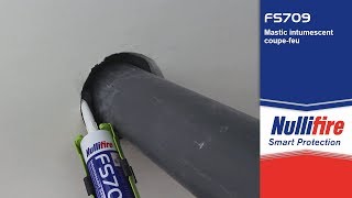 NULLIFIRE  Mastic intumescent coupefeu pour câbles et tuyaux  FS709 [upl. by Nawat93]