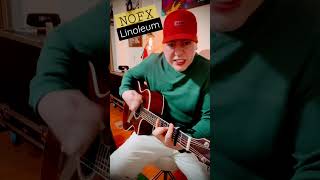 NOFX  Linoleum Acoustic Cover nofx fatmike linoleum punkindrublic punk punkrock [upl. by Marena]