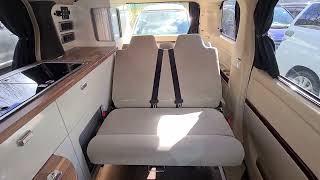 Toyota Alphard amp Vellfire new electric seat bed system [upl. by Nagel]