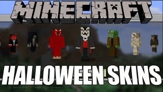 Minecraft Halloween Skins  Halloween Charity Skin Pack  55 Skins [upl. by Jemmy709]