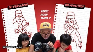 MELANJUTKAN GAMBAR ANAK KECIL CHALLENGE [upl. by Tisha]