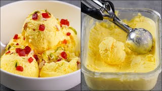 CUSTARD ICE CREAM RECIPE  VANILLA CUSTARD ICE CREAM  HOMEMADE SOFT amp CREAMY CUSTARD ICE CREAM [upl. by Marja]