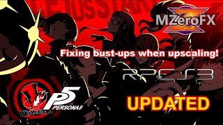 Tutorial Fixing Persona 5 upscaling in RPCS3 NEW updated [upl. by Ardnahsal]