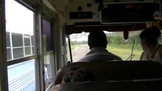 Dangerous Bus Race on the Highway in Belize [upl. by Attenrad]