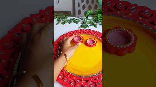 DIY Pooja Thali for Diwali festival diy diwali art [upl. by Rudin]