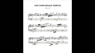 New York Herald Tribune  Sheet music [upl. by Aynotak]