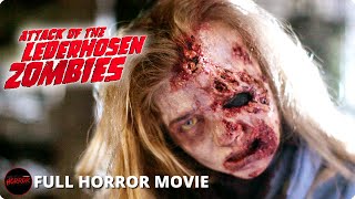 Horror Film  ATTACK OF THE LEDERHOSEN ZOMBIES  FULL MOVIE  Zombie Horror Comedy Collection [upl. by Bonni]