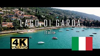 Lago di Garda  Italy  Drone 4K [upl. by Sakmar]