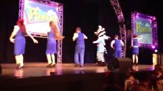 Pontins Bluecoats dancing to hold ya head [upl. by Aldon946]