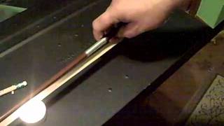 How to Rehair a Violin Bow Part 8 [upl. by Enrol876]