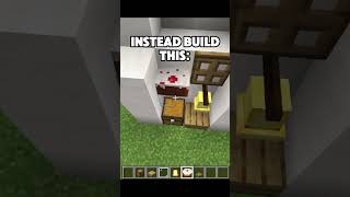 Minecraft Fastest Staircase😱 Ladder minecraft shorts Подпишись ❤️ [upl. by Sirdi]