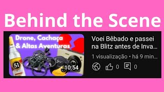 Micro Vlog BTS do Video Voando Bêbado  fpv cajamar vlog [upl. by Lazaruk]