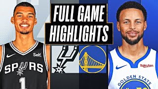 WARRIORS vs SPURS Full Game Highlights  March 31 2024  NBA HIGHLIGHTS TODAY 2K23 [upl. by Avis]