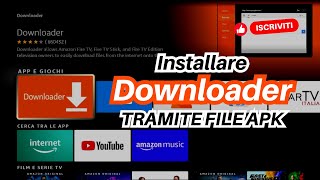 Scaricare e installare DOWNLOADER via wireless sulla FIRESTICK [upl. by Stutman929]