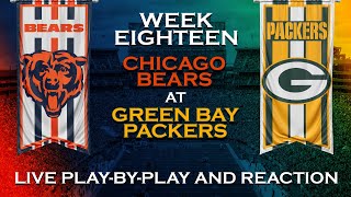 Bears vs Packers Live Play by Play amp Reaction [upl. by Anwahsal625]