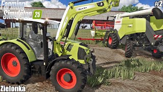 FS25  BUYING TRACTORS and EQUIPMENT Starting Work with WHAET HARVESTING│Zielonka│FS 25│2 [upl. by Winifield]