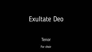 Choirchór A Scarlatti  Exultate Deo  Tenor  score [upl. by Nydroj505]