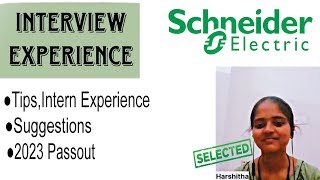 schneider ElectricInterview experience2023 recruitment AU [upl. by Alyekahs431]