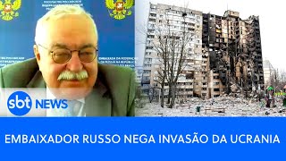 Embaixador russo nega invasão na Ucrânia espiões no Brasil e possível prisão de Putin  Mapa Mundi [upl. by Neztnaj]