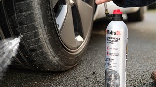 Can You Repair Tesla Acoustic Tyres With Holts Tyreweld [upl. by Ahsiuqal]