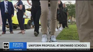 Broward School Board to vote on uniforms for students [upl. by Dylane]