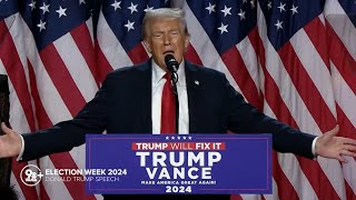 FULL SPEECH Trump Harris and Biden speak after Election Night 2024 [upl. by Enamart]