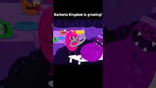 JunyTony Shorts  Bacteria Kingdom is growing  Bacteria Kingdom  Good Habit Song for Kids [upl. by Jaine339]