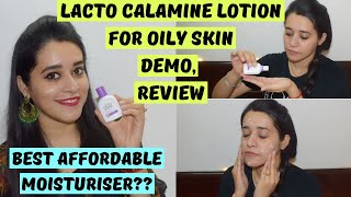 Lacto Calamine Daily Face MoisturizerLotion For Oil Control Demo amp Review  Just another girl [upl. by Nyre]