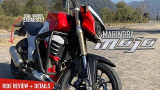 Mahindra Mojo XT 300 Ride Review  Details BS4  Dual Barrel Exhaust  Frosting [upl. by Gere766]