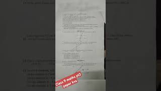 Class 9th math PT 2 kendriya vidyalaya kvs iit motivation pwnotes schoolexam biologyclassneet [upl. by Aydni413]