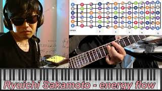 Adult Beginner’s Guitar Journey Memorize the Fretboard by Ryuichi Sakamoto’s quotenergy flowquot and Jam [upl. by Niessuh]